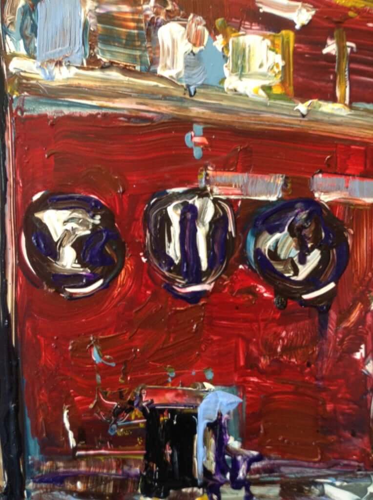 ATTENTION! I've Got a Selection of David Ohlerking oil paintings. FYI ... he paints with a credit card ... I swear ... I've seen him do it!