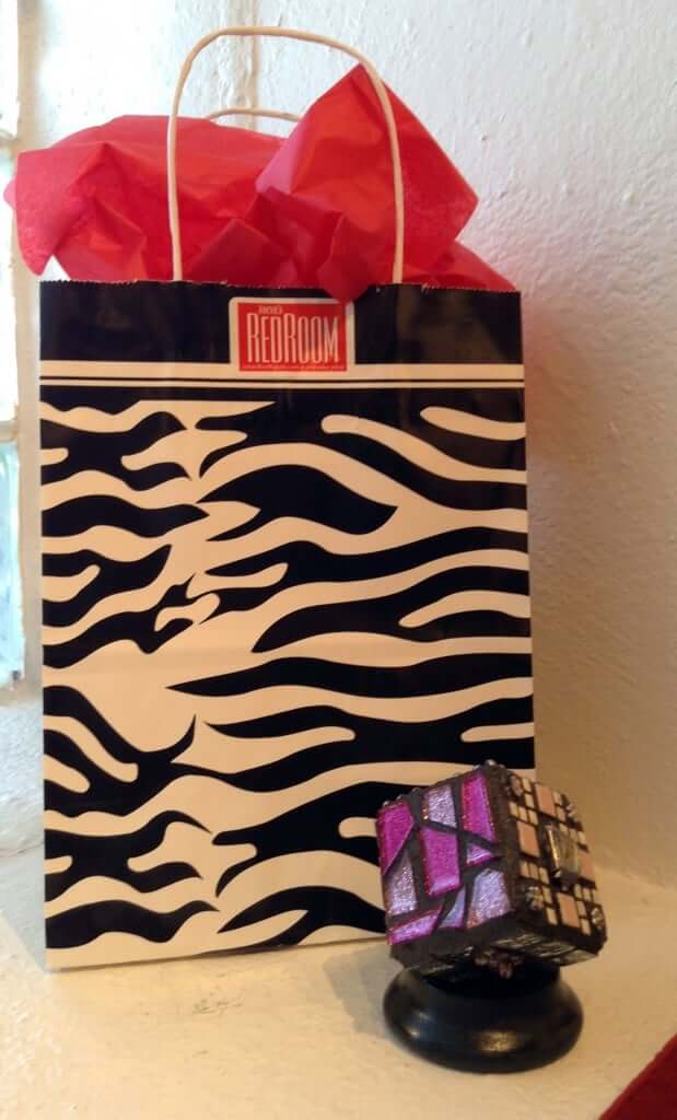 The mosaic 6 sided square by Lisa Fields Clark only $40 