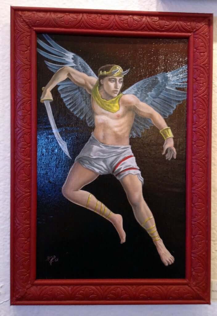Another Spectacular Original by Fernando Reyers -titled St. Gabriel 
