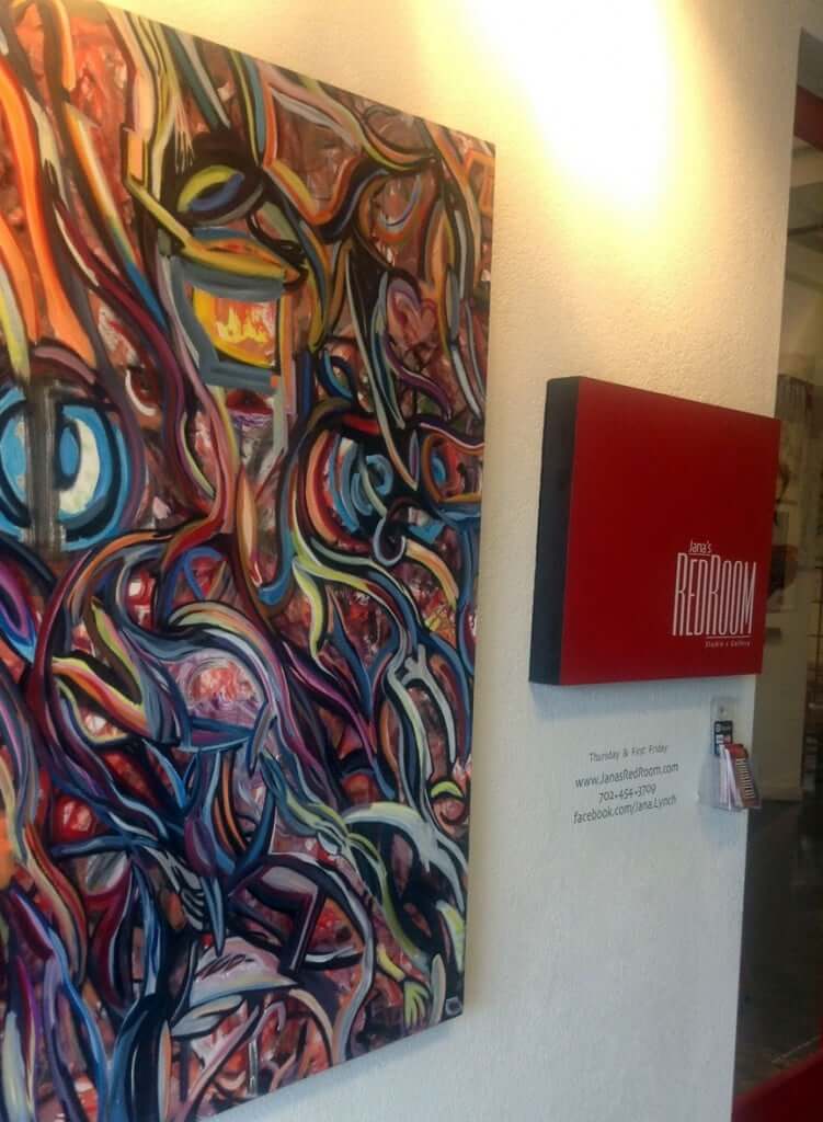 Justin Lepper oil painting titled "The Fire Man" 5'x3'